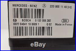 00 06 Mercedes Benz W220 S430 S500 S55 CL500 Central Locking Vacuum Motor Pump