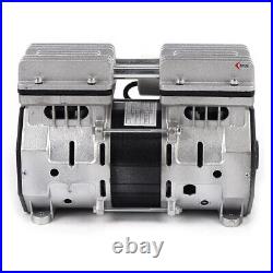 110V 1400 rpm 8 Bar Oilless Piston Compressor/Vacuum Pump Cylinder WithSilencer