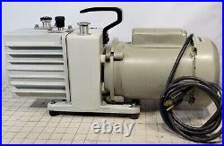 115 VAC Leybold Vacuum Pump D4A SPEZIAL-TYP 92500350 with GE 5KC36PN338X 115/230