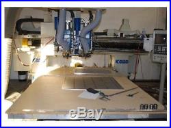 1994 KOMO VR-508 CNC Router Vacuum Pump 60 X 96 Table 3 Axis Twin Spindle