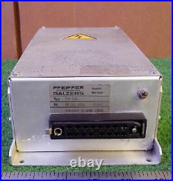 1 USED PFEIFFER BALZERS TCP 120 VACUUM PUMP CONTROLLER, 100/240V, 50/60Hz, 150VA
