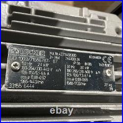 2009 Becker D2388787 Kvt 3.60 Vaccum Pump 50/60hz 1420/1715 RPM 1.35/1.70 Kw U3s
