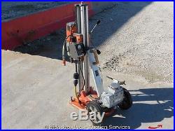 2010 Husqvarna DM 330 Electric Core Drill withStand and Vacuum Pump
