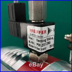 2016 Pfeiffer HiPace 80 PM P03 942 Turbo Pump TC110 Controller Venting Valve Fan