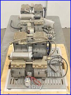 2X Thomas Compressor Vacuum Pumps for PEAK Scientific NM30LA Nitrogen Generators