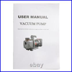 2.5CFM 80W Single-Stage Vacuum Pump Black Vacuum Pump Pure-copper Motor