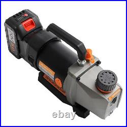 2.5CFM Single-Stage Vacuum Pump 20V WithLithium Battery For Air Conditioner