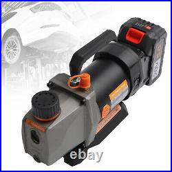 2.5CFM Single Stage Vacuum Pump 20V with Lithium Battery For Air Conditioner US