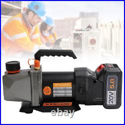 2.5CFM Single Stage Vacuum Pump 20V with Lithium Battery For Air Conditioner US