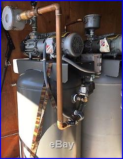 2 Busch R5 Single Stage Rotary Vane Vacuum Pumps RC0025. E506.1001 & RC0040. E506
