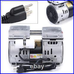 67L/min Oilless Vacuum Pump Oil Free Air Compressor Piston Compressor Pump 550W