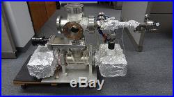 6 6 port Cross Stainless Steel Vacuum Chamber 2 Ion Pumps Gate Valve 4