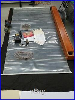 8' 6 x 52 Vacuum bag withpump, hose, foot control wood pressing press veneer