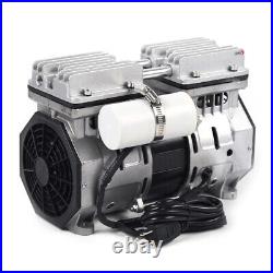 8 Bar Double-Cylinder Oilless Piston Vacuum Pump Industrial Use 100L/min 370W