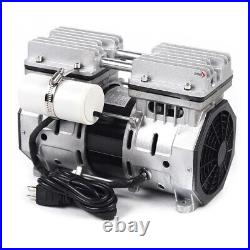 8 Bar Double-Cylinder Oilless Piston Vacuum Pump Industrial Use 100L/min 370W