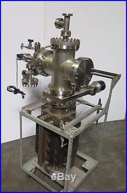 8 Stainless Steel Vacuum Chamber Ion Pump gate Leak valve Varian 951-5106 Nice