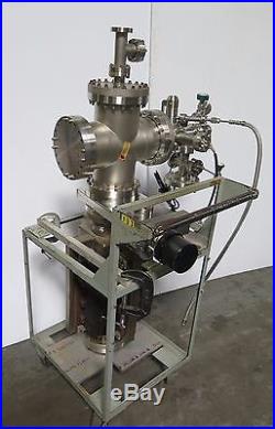 8 Stainless Steel Vacuum Chamber Ion Pump gate Leak valve Varian 951-5106 Nice