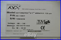 Affymetrix Genetic Microsystems GMS 417 Arrayer + Vacuum Pump, Software & Manual