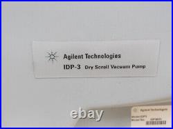Agilent 1dp3 Dry Scroll Vacuum Pump Idp3b01, #823750gppw Used