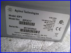 Agilent IPD-3 Dry Scroll Vacuum Pump. IDP3C17. 115V / 3150 RPM