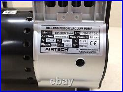 AirTech Piston Vacuum Pump HP-200V Oil-Less 50/60 Hz Single Phase