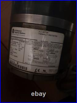 Air Dimensions Dia-Vac 0131OTC Vacuum Pump Sigel Phase GE Electric Motor