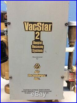 Air Techniques VacStar 2 VS2 Dental Suction Vacuum Pump Wet-Ring Vacuum 115/230v