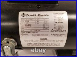 Alcatel 2008A Vacuum Pump with Franklin Electric Motor 1/2 HP 1725 RPM