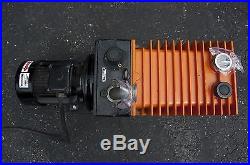 Alcatel 2063 2 Stage 3 HP Rotary Vane Vacuum Pump 50 CFM Vane Leroy Somer Motor