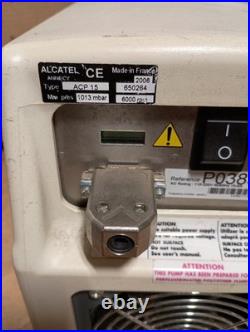 Alcatel ACP 15 Adixen 6000 rpm 1013 mBar Dry Vacuum Pump Excellent Pre Owned
