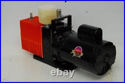 Alcatel Annecy 2008A Rotary Vane Vacuum Pump With Franklin Motor. 5HP/115V TESTED