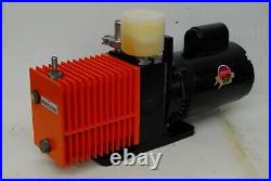 Alcatel Annecy 2008A Rotary Vane Vacuum Pump With Franklin Motor. 5HP/115V TESTED