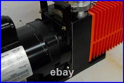 Alcatel Annecy 2008A Rotary Vane Vacuum Pump With Franklin Motor. 5HP/115V TESTED