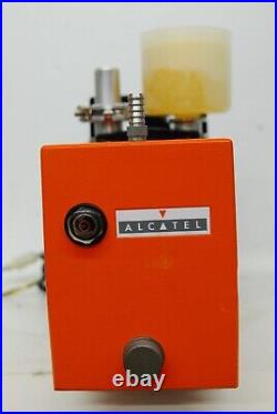 Alcatel Annecy 2008A Rotary Vane Vacuum Pump With Franklin Motor. 5HP/115V TESTED