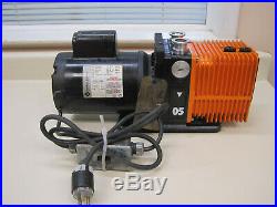 Alcatel Pascal Rotary Vane 2 Stage Mechanical Vacuum Pump with Solid State Switch