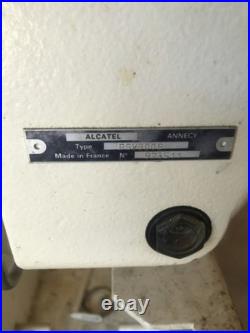 Alcatel Vacuum Pump RSV300B With Leroy Somer 3 Phase Motor On Cart