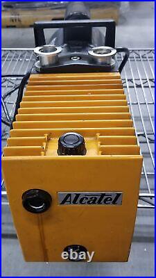 Alcatel ZM 2008A 41660 Vacuum Pump WithGeneral Electric A-C 5KC43MG2462X