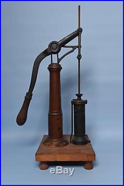 Antique Laboratory Vacuum Pump for Bell Jar etc Vintage Scientific