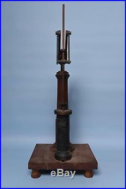 Antique Laboratory Vacuum Pump for Bell Jar etc Vintage Scientific