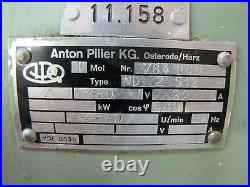 Anton Piller 552179 Vacuum Pump 353 Cfm @ 3 Psi 15hp 15 HP 3ph 460v 460 V Volt