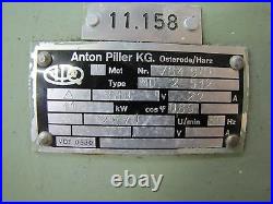 Anton Piller 552179 Vacuum Pump 353 Cfm @ 3 Psi 15hp 15 HP 3ph 460v 460 V Volt