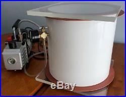 ArtMolds Vacuum Chamber 10in x 10in with 1.5CFM Pump for Mold Casting