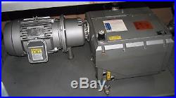 BECKER Model U 4.250 SA/K Rotary Vane Vacuum Pump 10 HP Toshiba Motor Year 2007