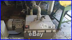 Becker U 4.70 F/k-58 Rotary Vane Vacuum Pump With Tank It Works See Video