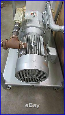 Becker Vtlf 250 Sk 10hp Oil Less Rotary Vane Vacuum Pump 230/460v 3ph 2