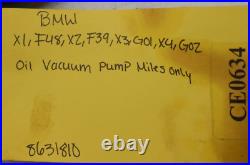 BMW X1, F48 Oil Vacuum Pump 8631810 CE0634