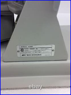 BOC EDWARDS SCROLL PUMP GVSP 30 Vacuum Pump withPower Cord/Motor Yaskawa WORKING