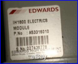 BOC Edwards Dry Vacuum Pump iH1800 USED