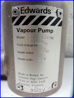 BOC Edwards High Vacuum Model E203D Vapour Pump Heater Watts/Volts 350/117