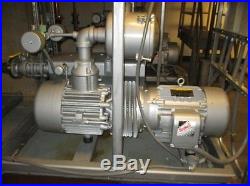 BUSCH R5 Industrial Vacuum Pump RA0400 with Baldor 15hp Motor 330 cfm MFG 2012